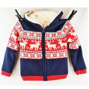 Sam & Jo Hooded Sherpa Sweatshirt Toddler Hoodie